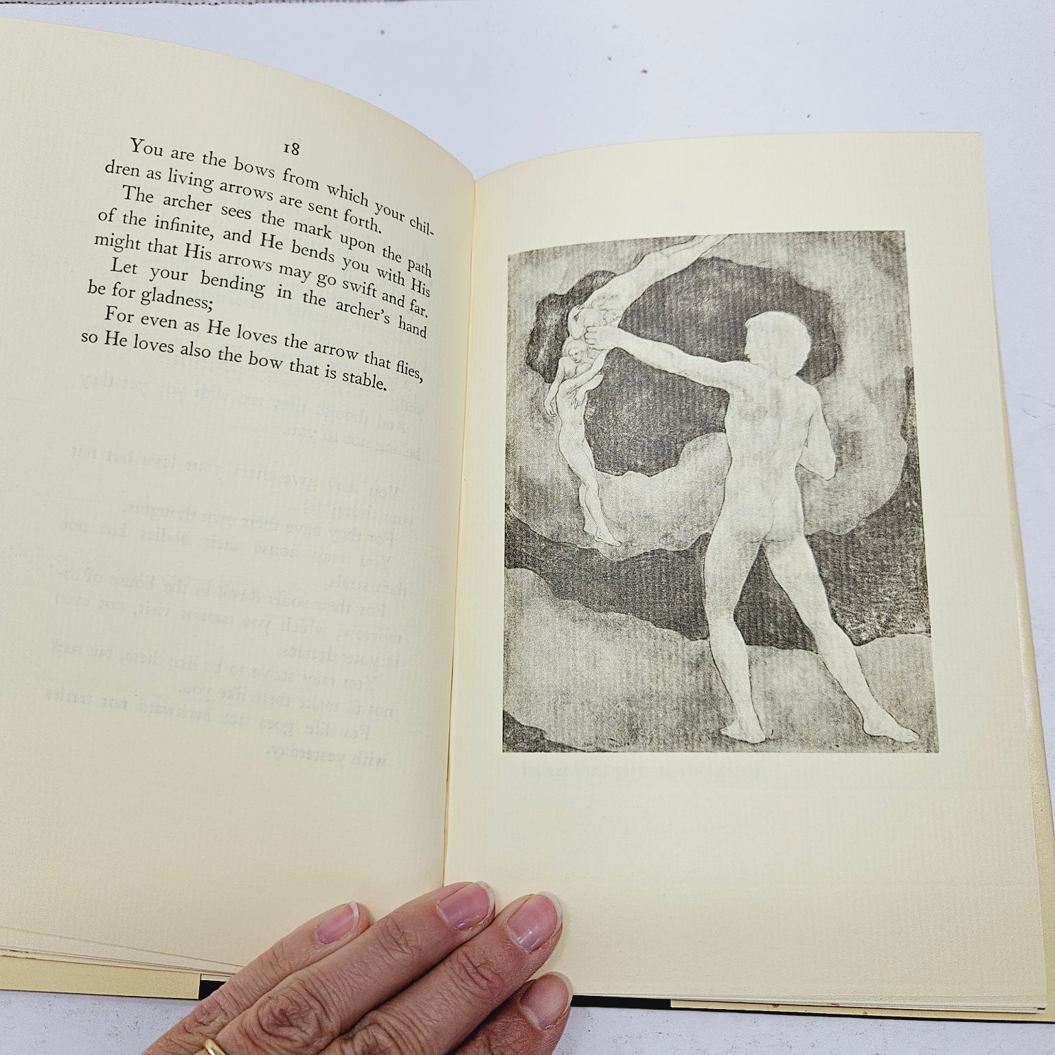 The Prophet by Kahlil Gibran 1982 Illustrated Borzoi Book HCDJ