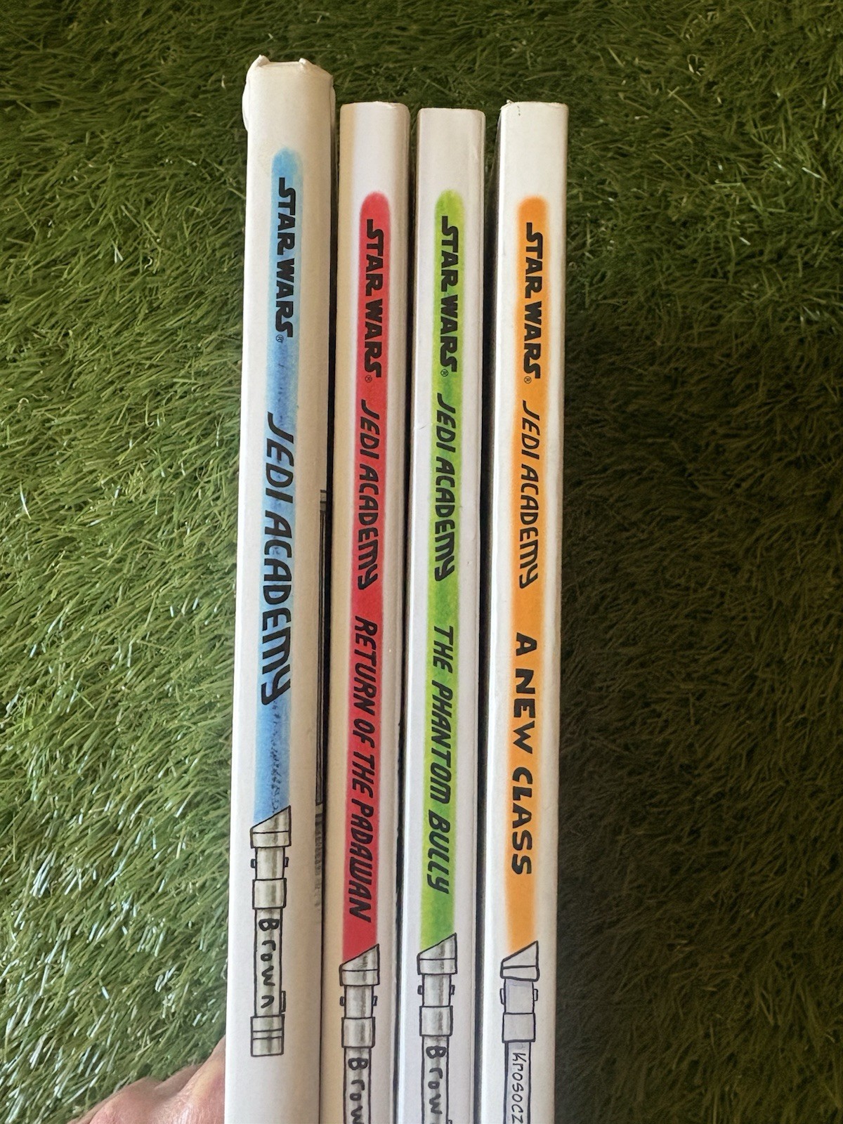 LOT Of 4 Star Wars Jedi Academy Books Jeffrey Brown Jarrett J. Krosoczka