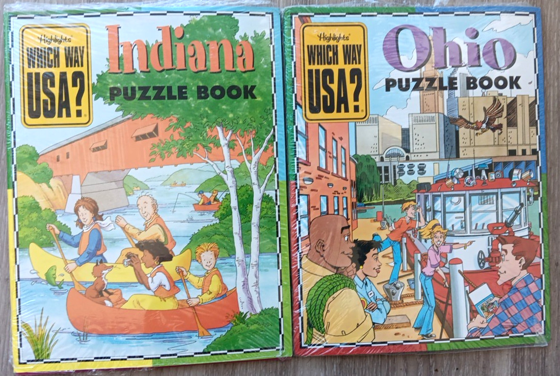 Vintage Highlights Which Way USA? Lot of 19 States – Mix of Sealed and Open