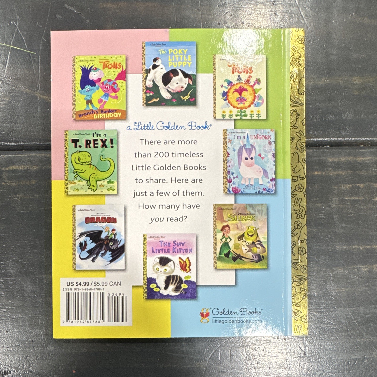 Little Golden Book DreamWorks Trolls Holiday Hardcover David Lewman 2019