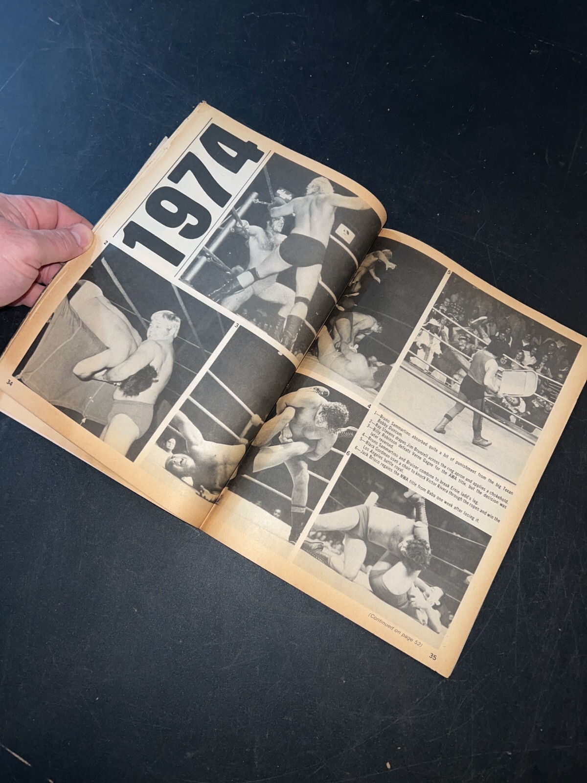 Wrestling Picture Book Magazine Spring 1980 Dusty Rhodes Cover WWF NWA Mid South