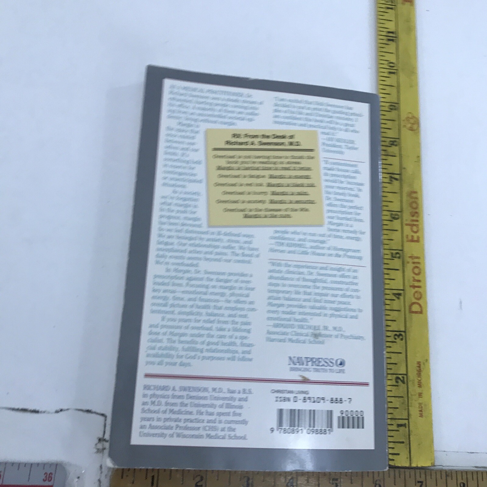 Margin – Richard A. Swenson, MD (Paperback, 1992)