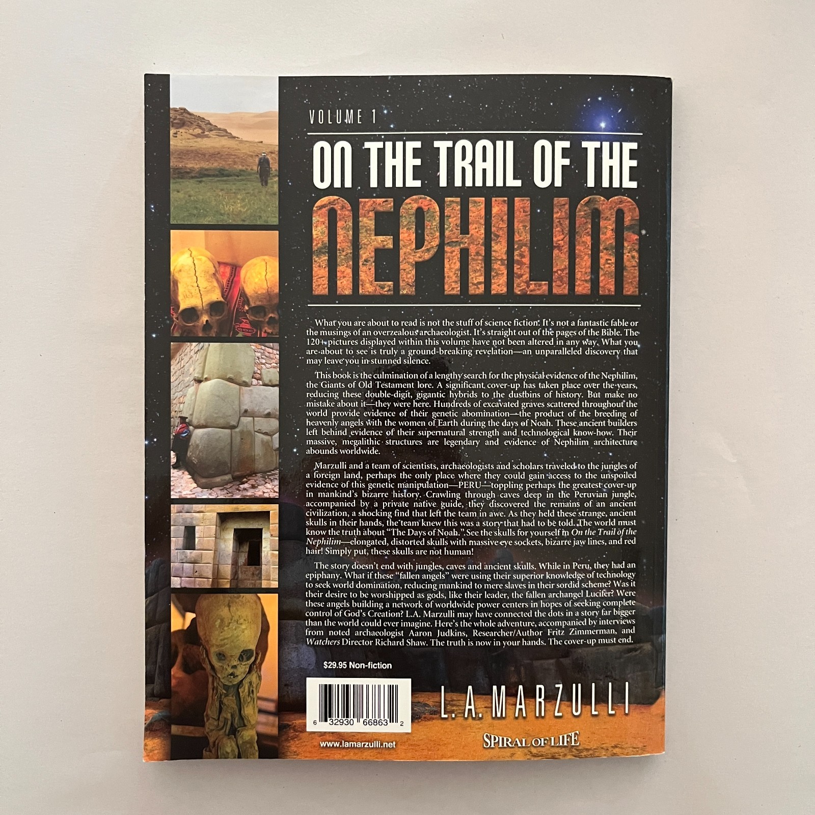On The Trail of the Nephilim, Giant Skeletons by L.A. Marzulli, Vol. 1 2013