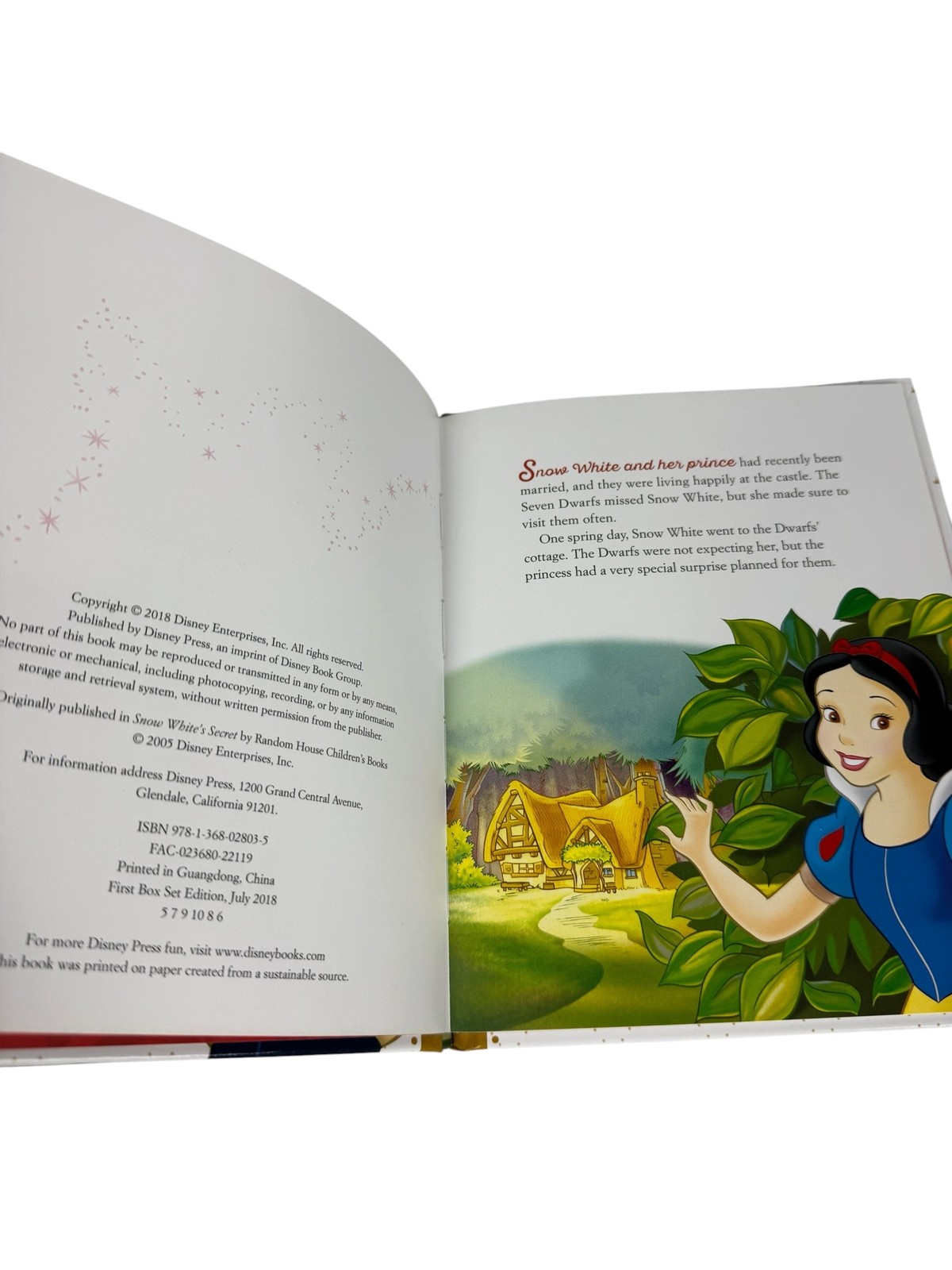 Disney Princess 5-Minute Stories Book Set 12-Book Collection Box Set Hardcover