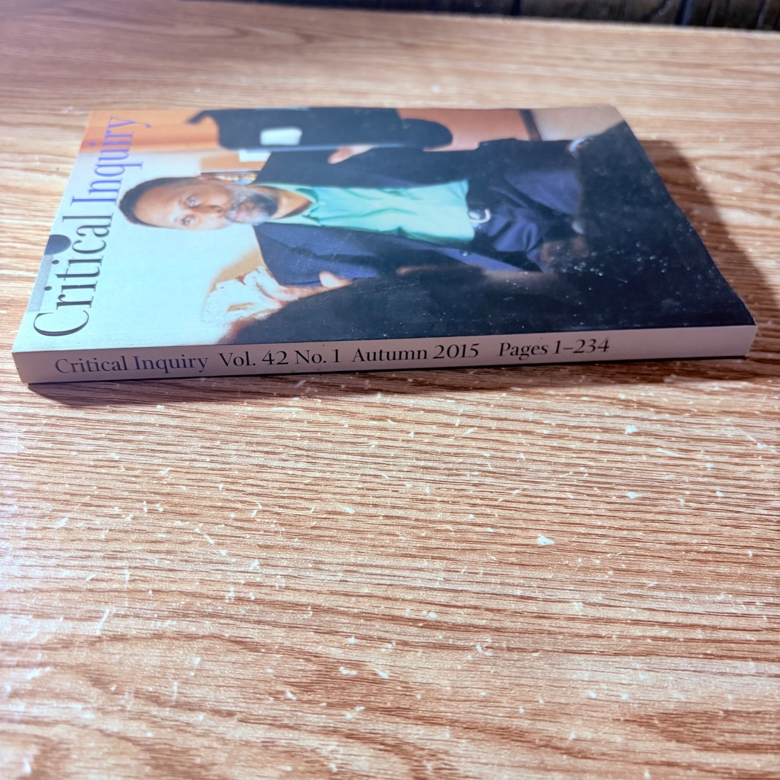 Critical Inquiry Vol. 42 N0. 1 Autumn 2015 Pages 1-234 Paper Back Book