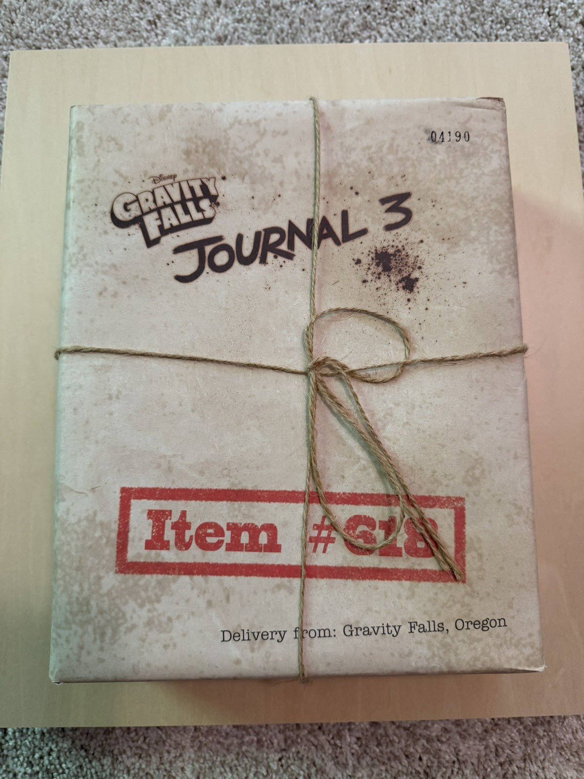 SEALED Gravity Falls Journal 3 Signed Blacklight Special Edition #04190/10000