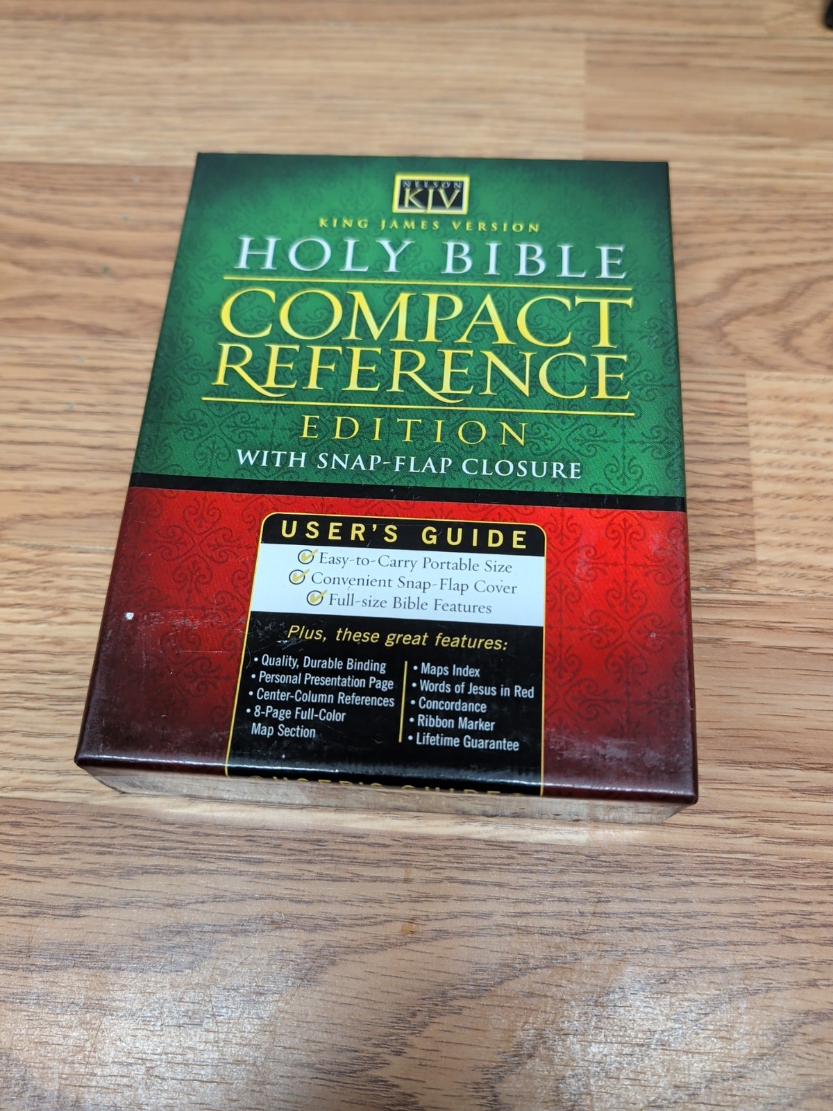 KJV Reference Bible Bonded Leather Center Column Reference New in Box