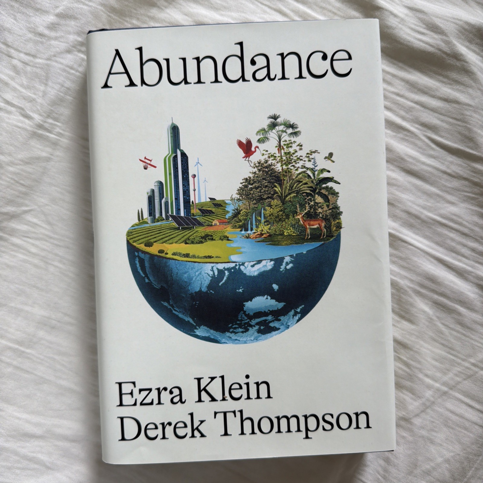 Abundance by Ezra Klein and Derek Thompson (2025, Hardcover)