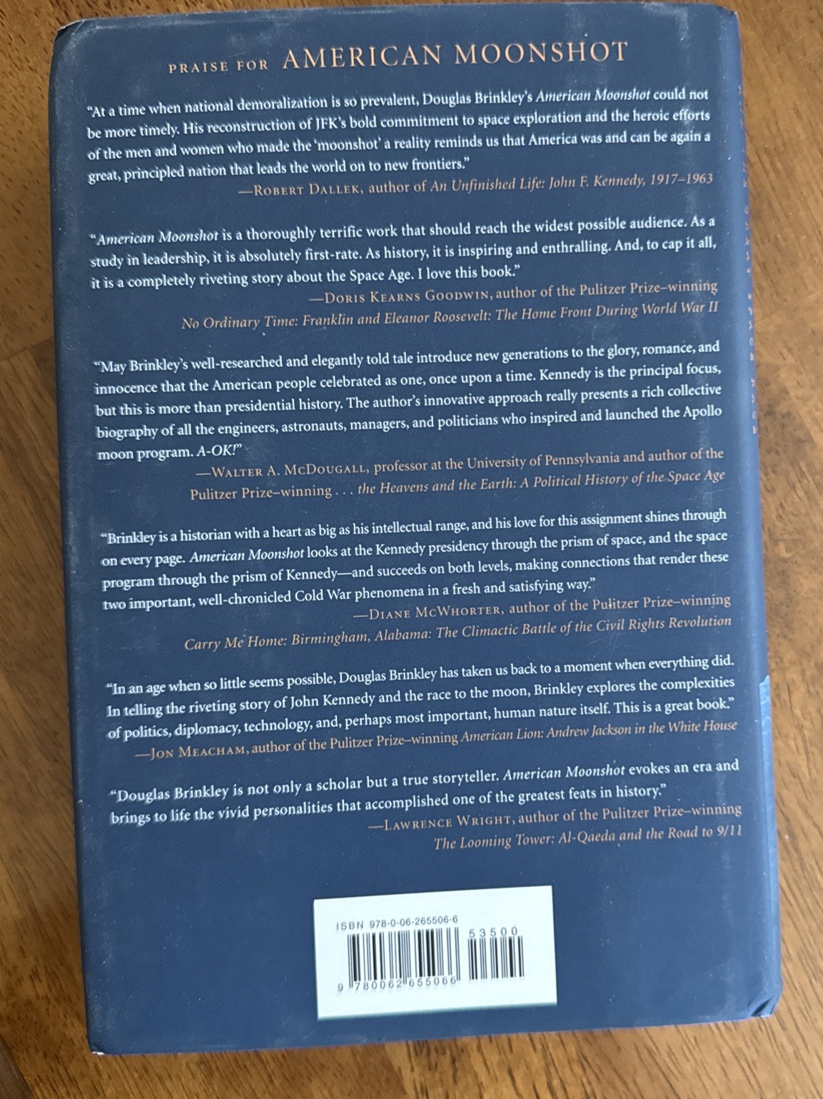 American Moonshot: John F. Kennedy… by Douglas Brinkley SIGNED 1st Ed HC/DJ
