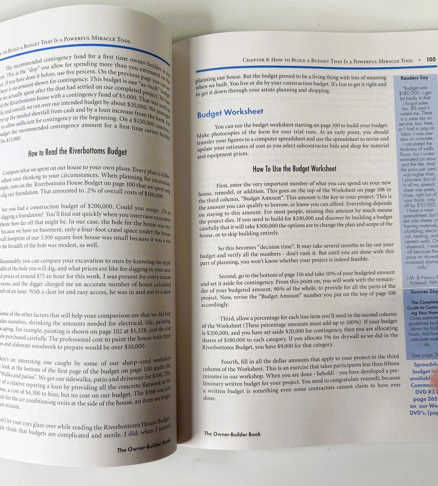 The Owner-Builder Book: How You Can Save Paperback Mark & Elaine Smith