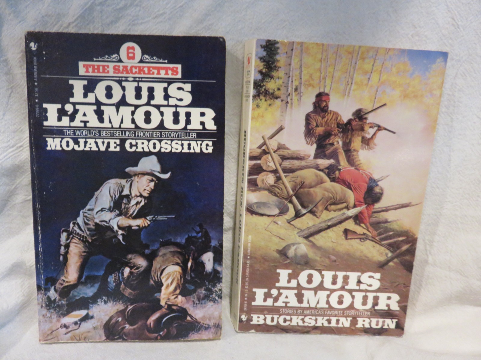 Lot of 16 Louis L’Amour Western Paperback Books Sackett & More