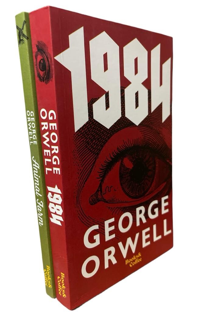 1984 & Animal Farm (Set of 2 Books) by George Orwell -NEW-1