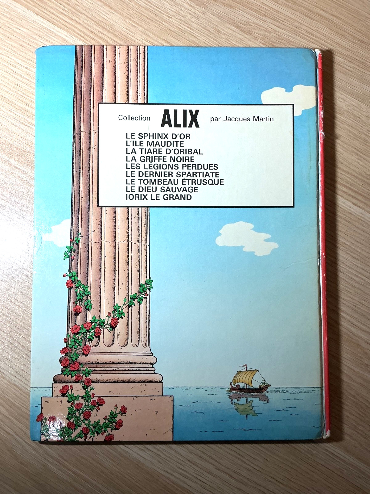 Les Aventures d’Alix, bande dessinée 4-Book French Hardcover Vintage