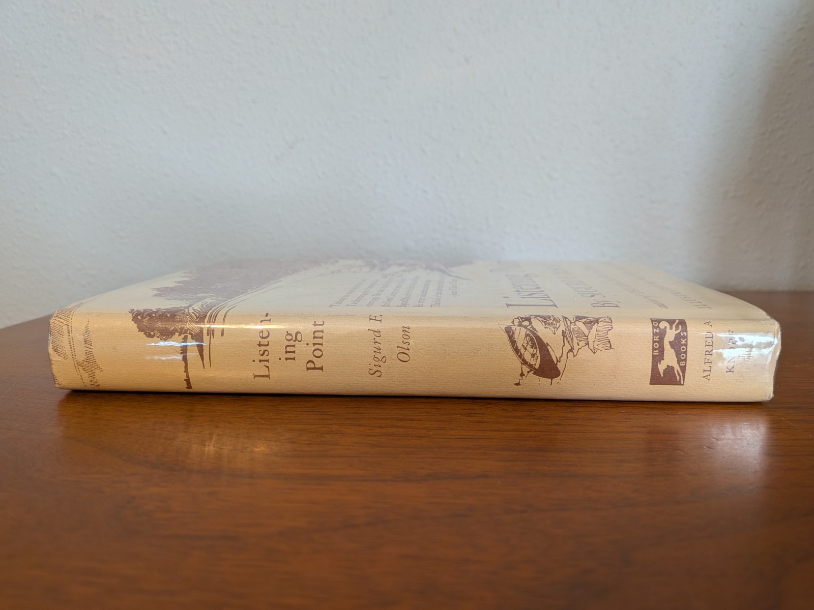 Listening Point – Sigurd F. Olson – Borzoi/Knopf HC/DJ – Nature Classic – Illust