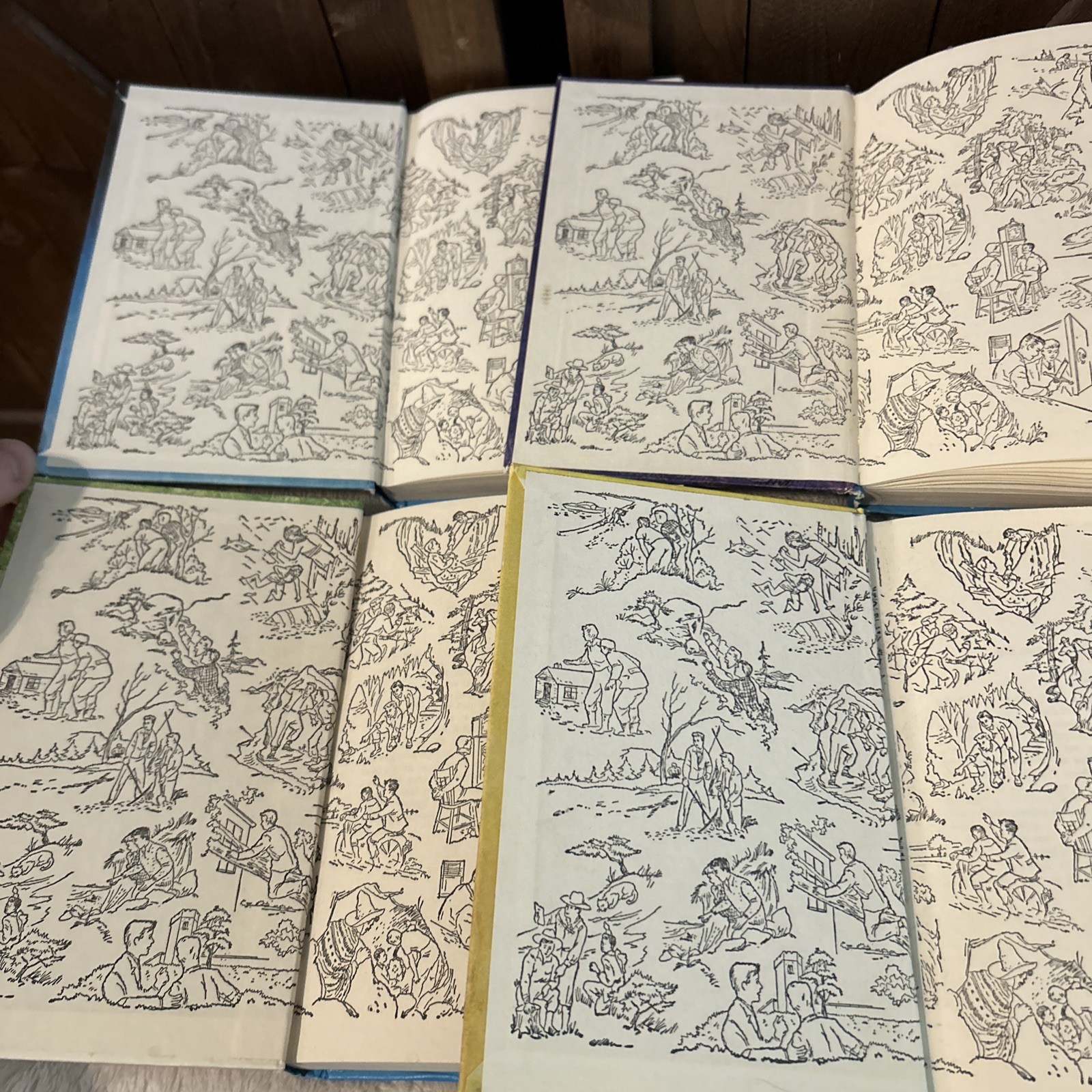 Lot x4 Hardy Boys Early Edition Matte HC Books # 51-54 Franklin W Dixon Hardback