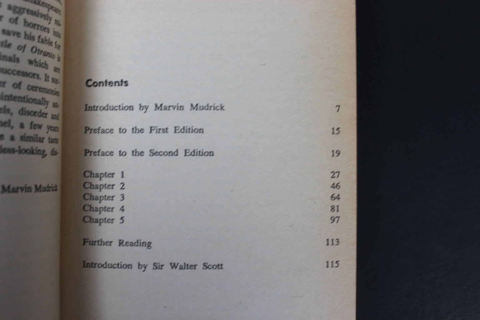 The Castle of Otranto Horace Walpole 1963 First Collier Edition Gothic Classic