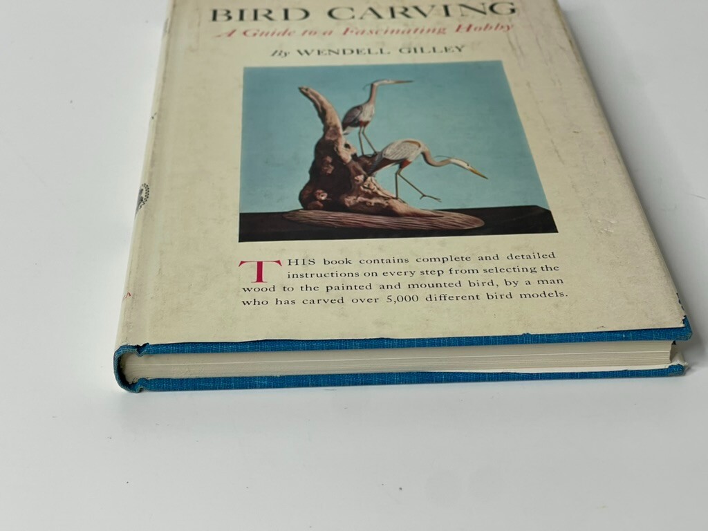 Bird Carving by Wendell Gilley, 1961. Hardcover Dust Jacket