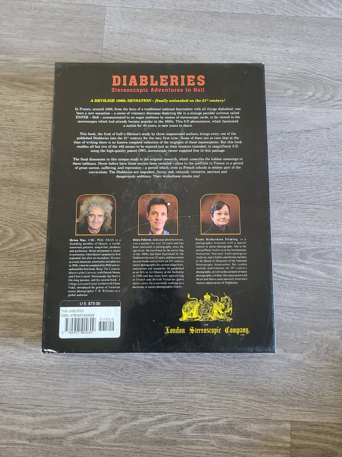 Diableries: Stereoscopic Adventures in Hell, Brian May, 2013 Boxed-set