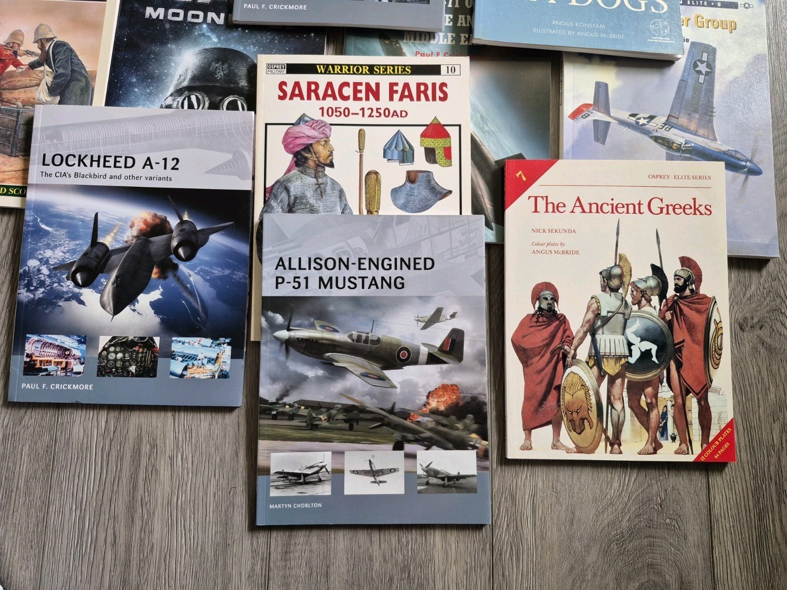 18 Osprey Military history illustrated paperback book LOT mixed series