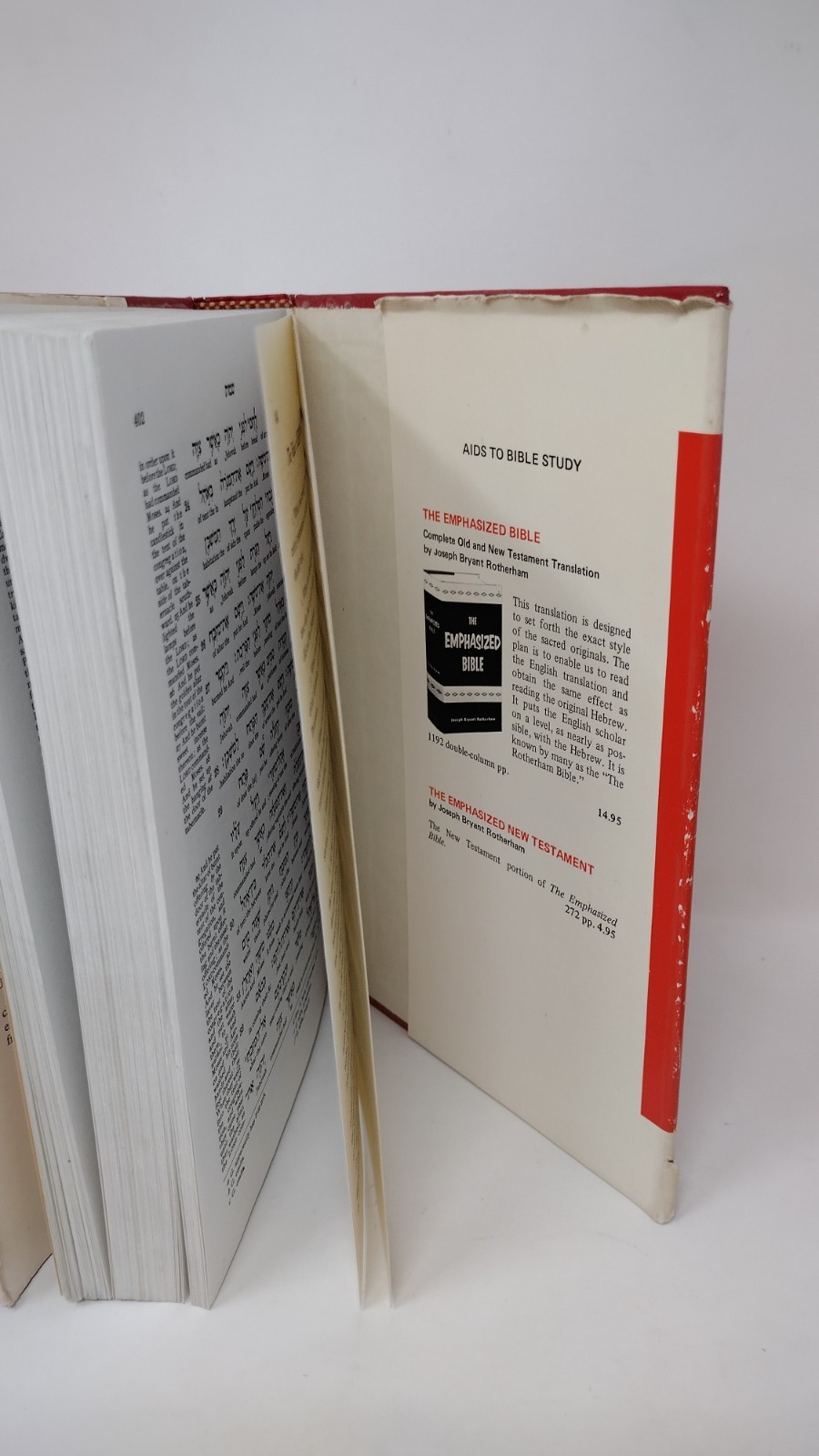 Vintage Interlinear Hebrew-English Old Testament Genesis-Exodus Berry HC 1974