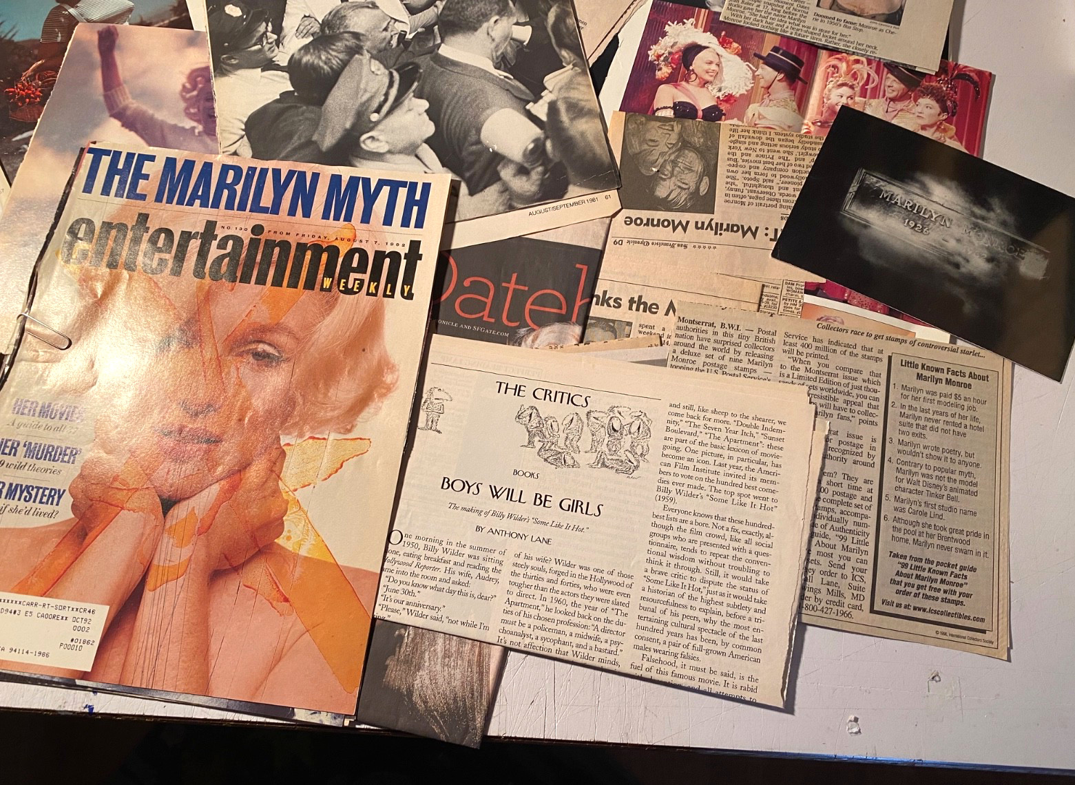 MARILYN A BIOGRAPHY-NORMAN MAILER 1ST QUALTY PB ED 1974 VG **CLIPPINGS ARCHIVE**