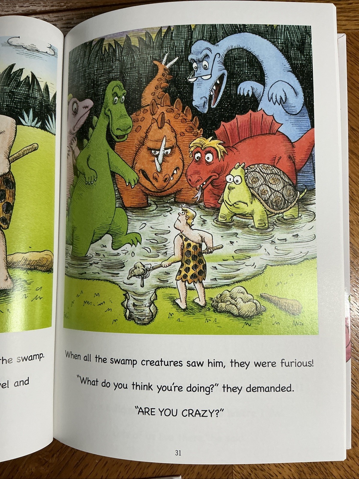 A Donald The Caveman Set:Donald Drains The Swamp, Builds The Wall, The Fake News