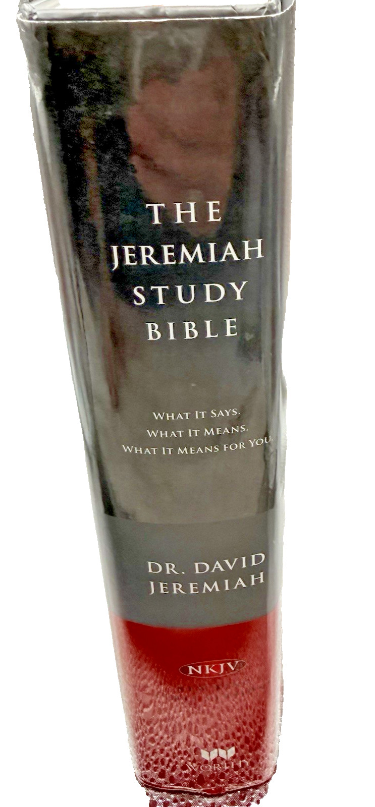 Jeremiah Study Bible NKJV HC Book New King James Version Signed by Author LOOK