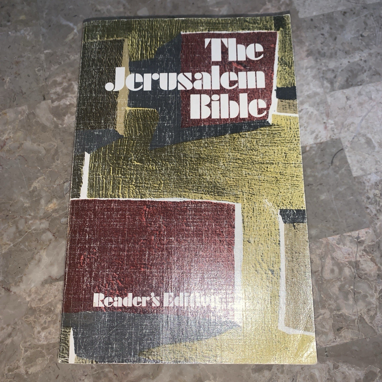 The Jerusalem Bible Reader’s Edition Paperback Book 1968 Doubleday 1960s Vintage