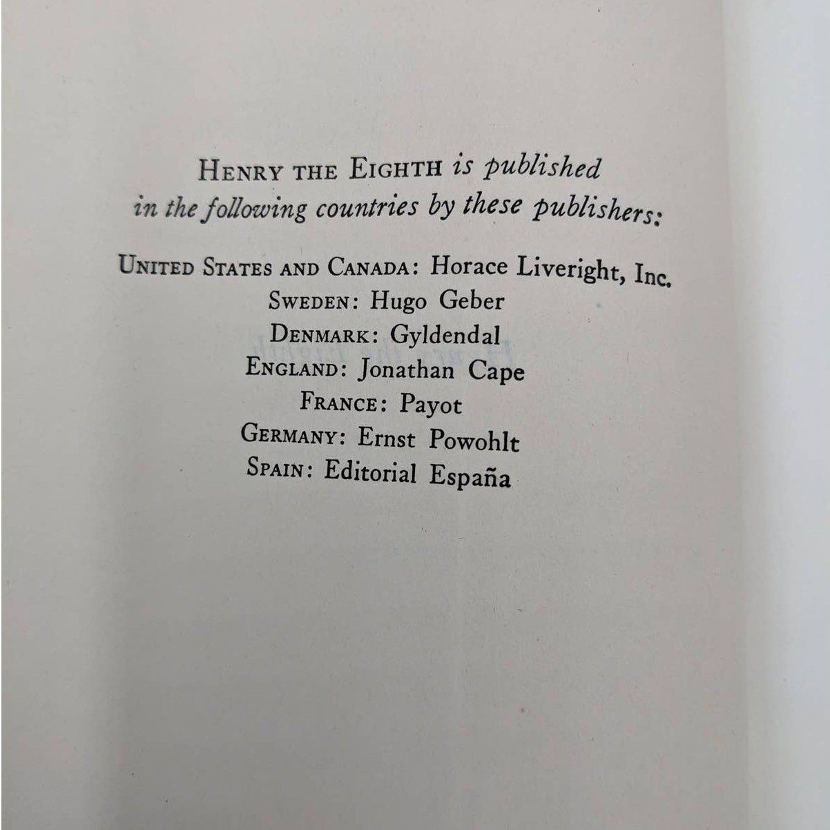 Henry The Eighth By Francis Hackett Illustrated Biography Star Book Vintage 1931