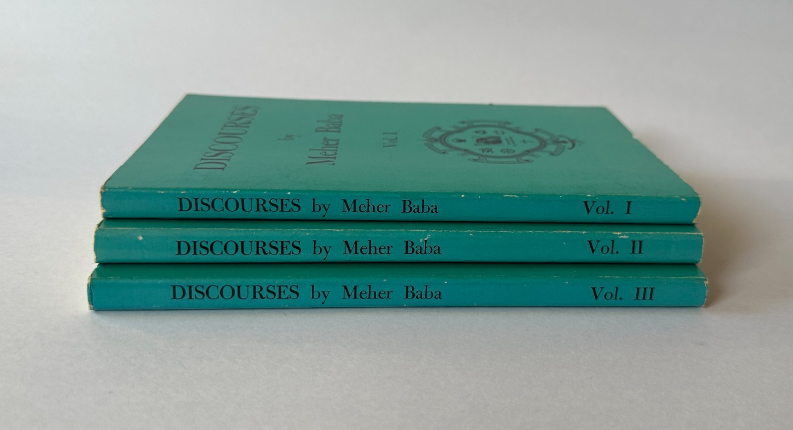 MEHER BABA Discourses Vol. I-II-III | 1973 Sufism Reoriented 3 MM Paperback Lot