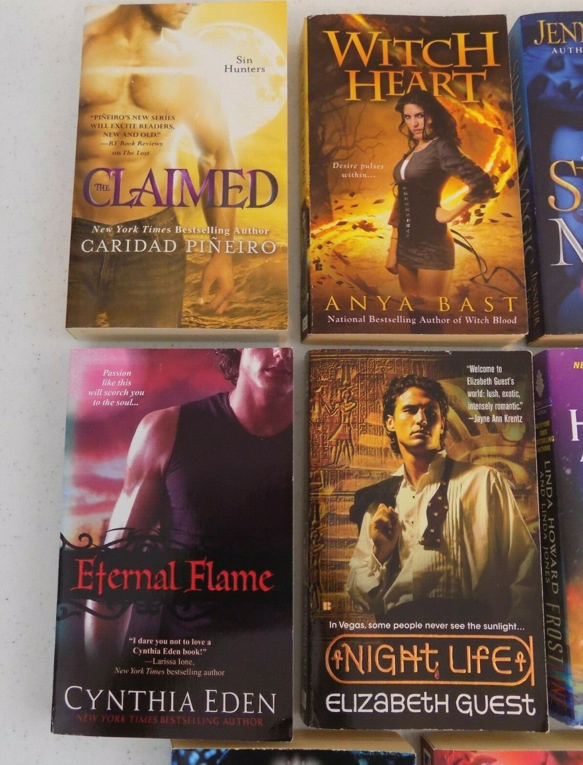 Lot Of 11 ~ Paranormal Romance Paperbacks ~ Sinful Magic-Blood Red-Witch Heart