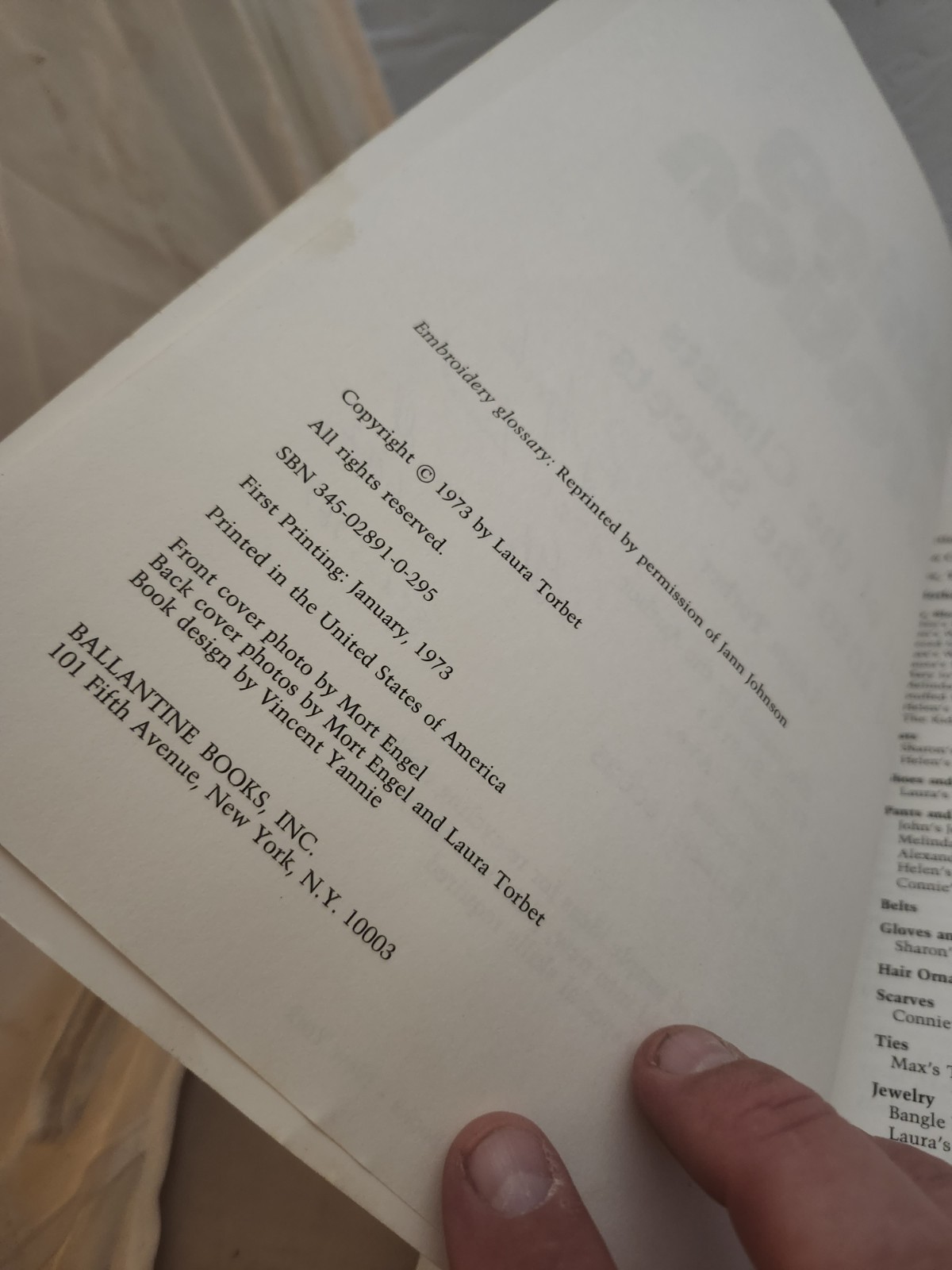Clothing Liberation or Out of the Closets and Into the Streets Laura Torbet 1973