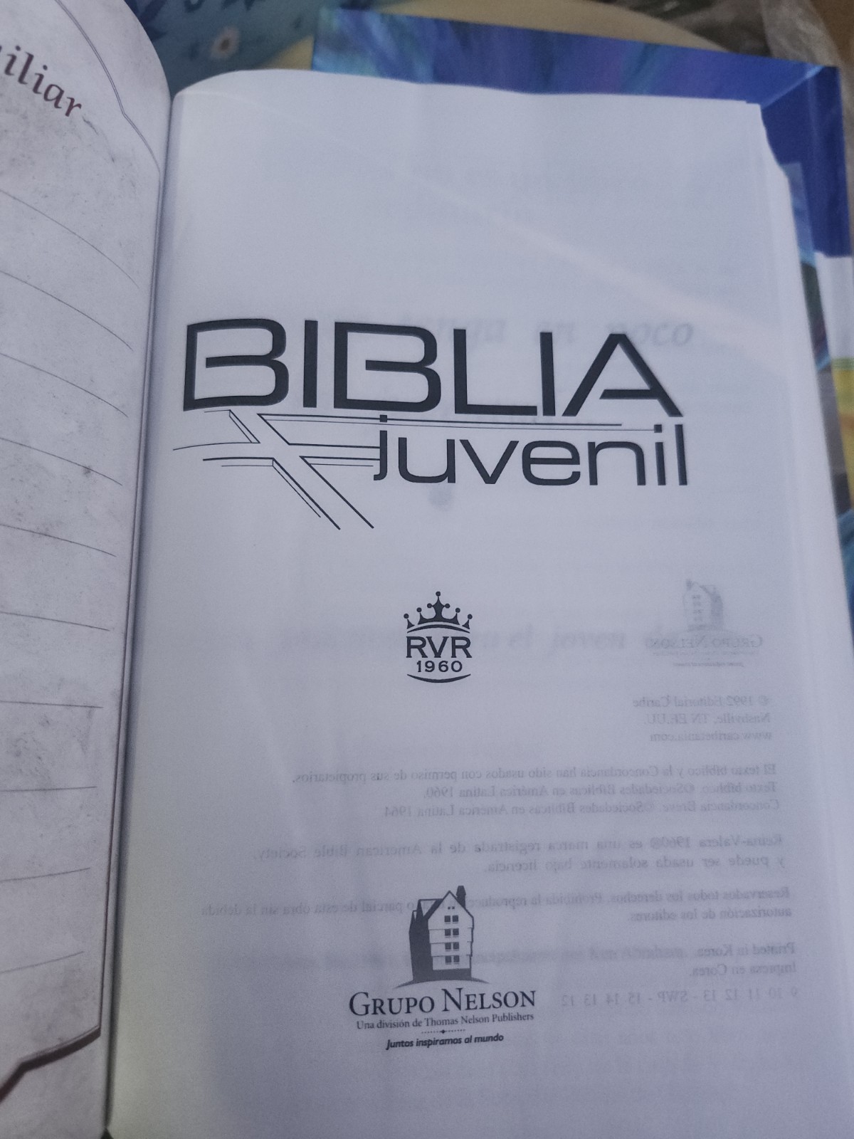 Biblia Juvenil : Con ayudas para el estudio by Grupo Nelson Staff, RVR 1960-…
