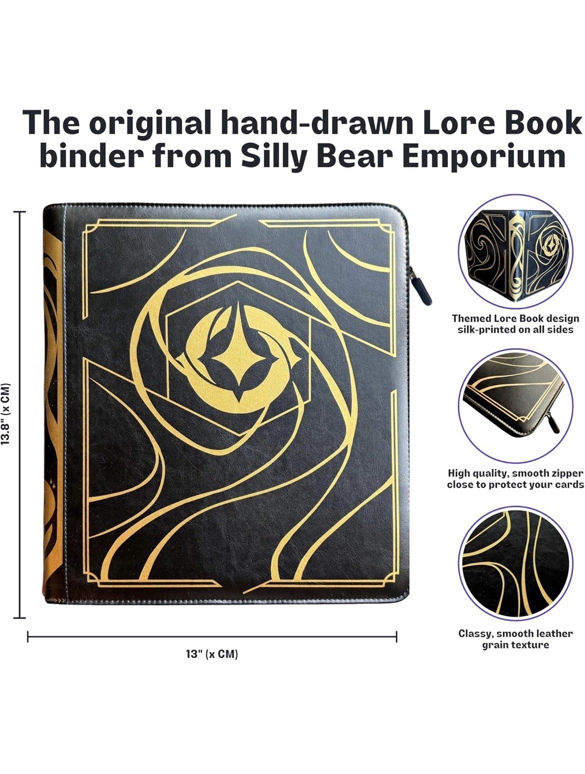 Premium Silly Bear Emporium Lorcana Lore Book Themed 480