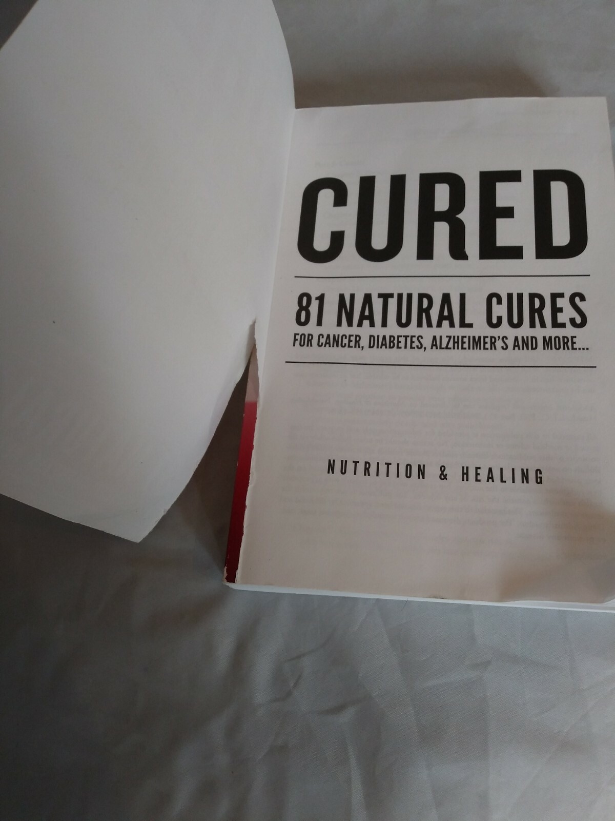 CURED 81 Natural Cures For Cancer by Glenn S.] [Rothfield