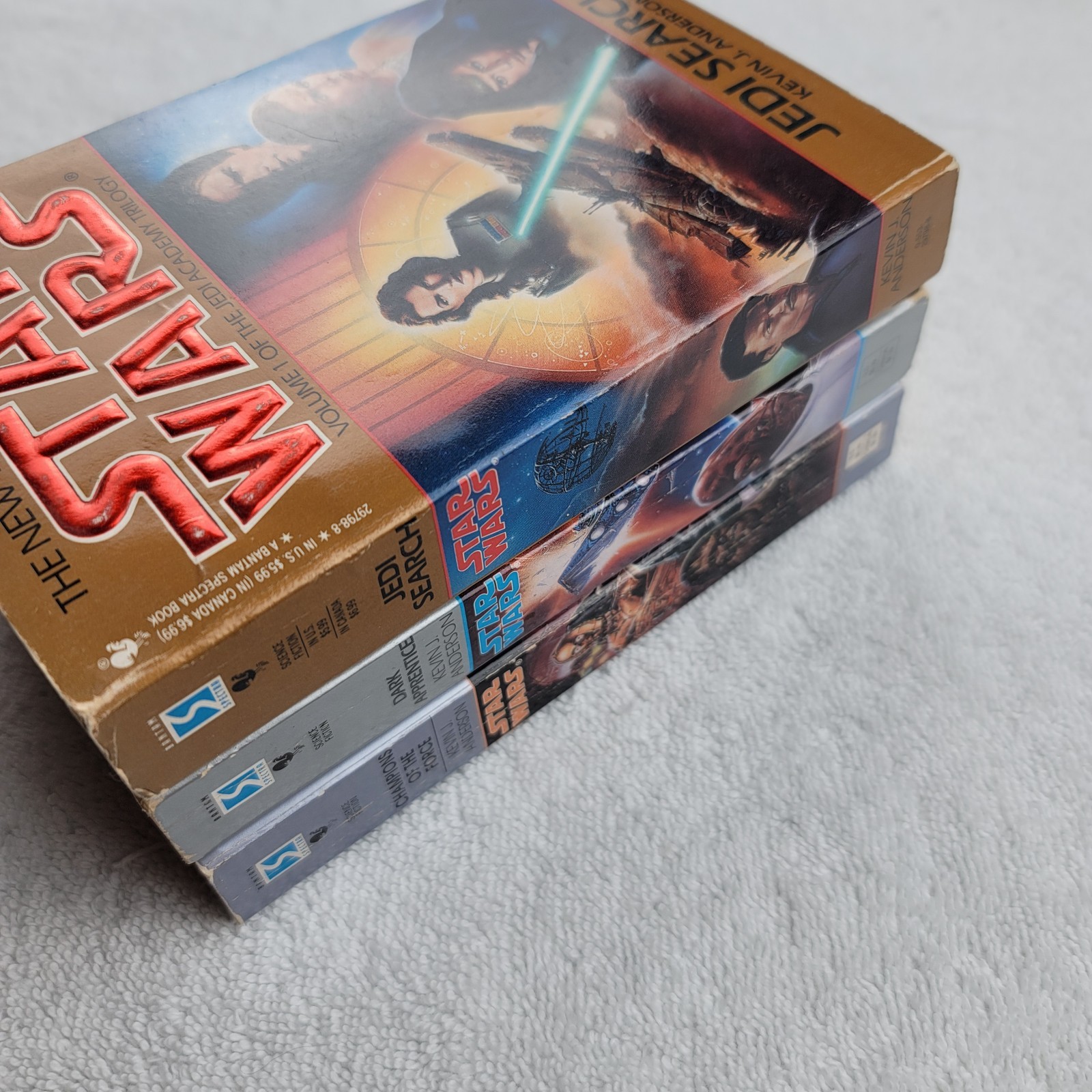 Star Wars Jedi Academy Trilogy Complete Lot 1-3 Kevin J Anderson Vintage 1994