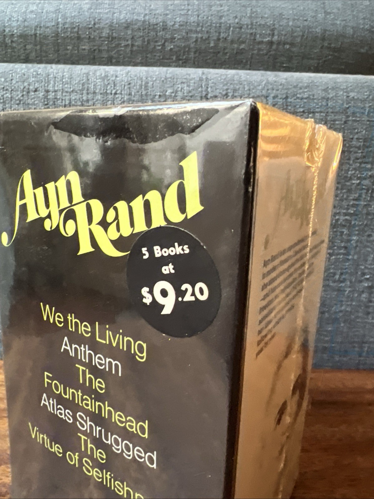 Ayn Rand A Signet Gift Pack 5 Books Set SEALED VINTAGE Rare *REaD* Fountainhead