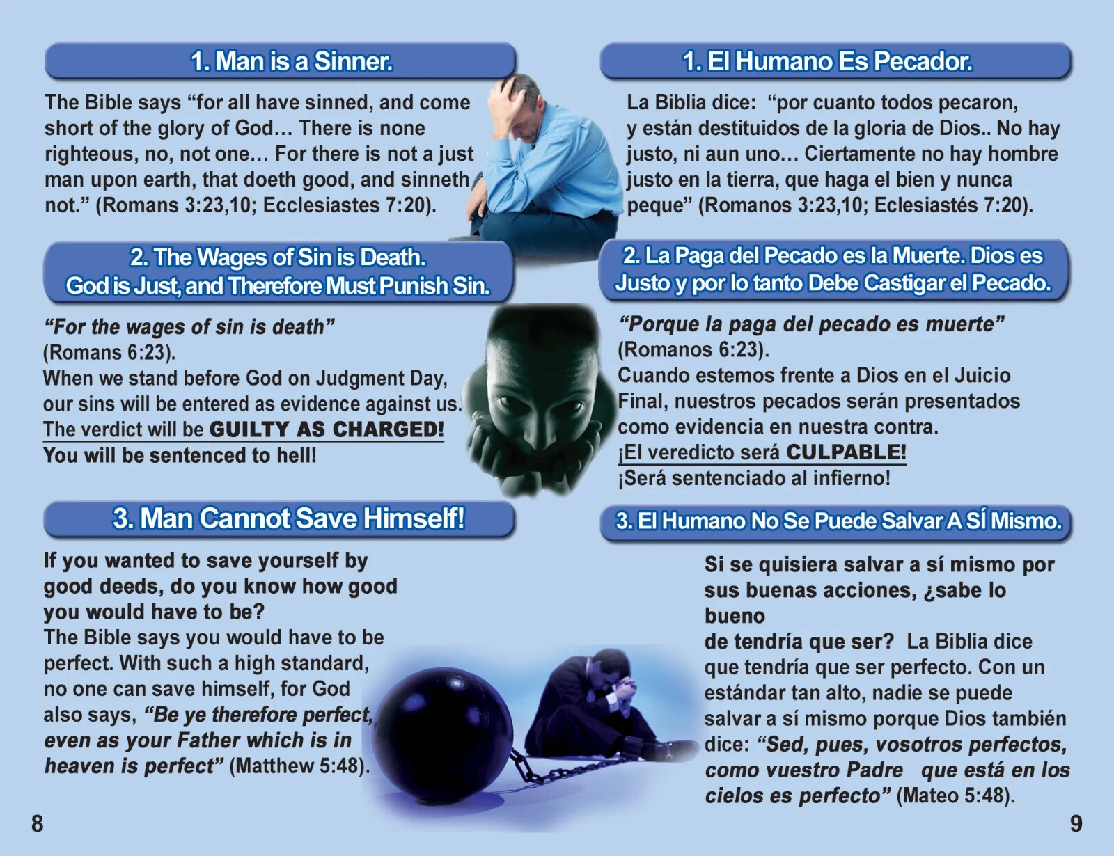 500 Bilingual Gospel Tracts – 4 Different Covers – 20 Pages – “Are You Ready?”