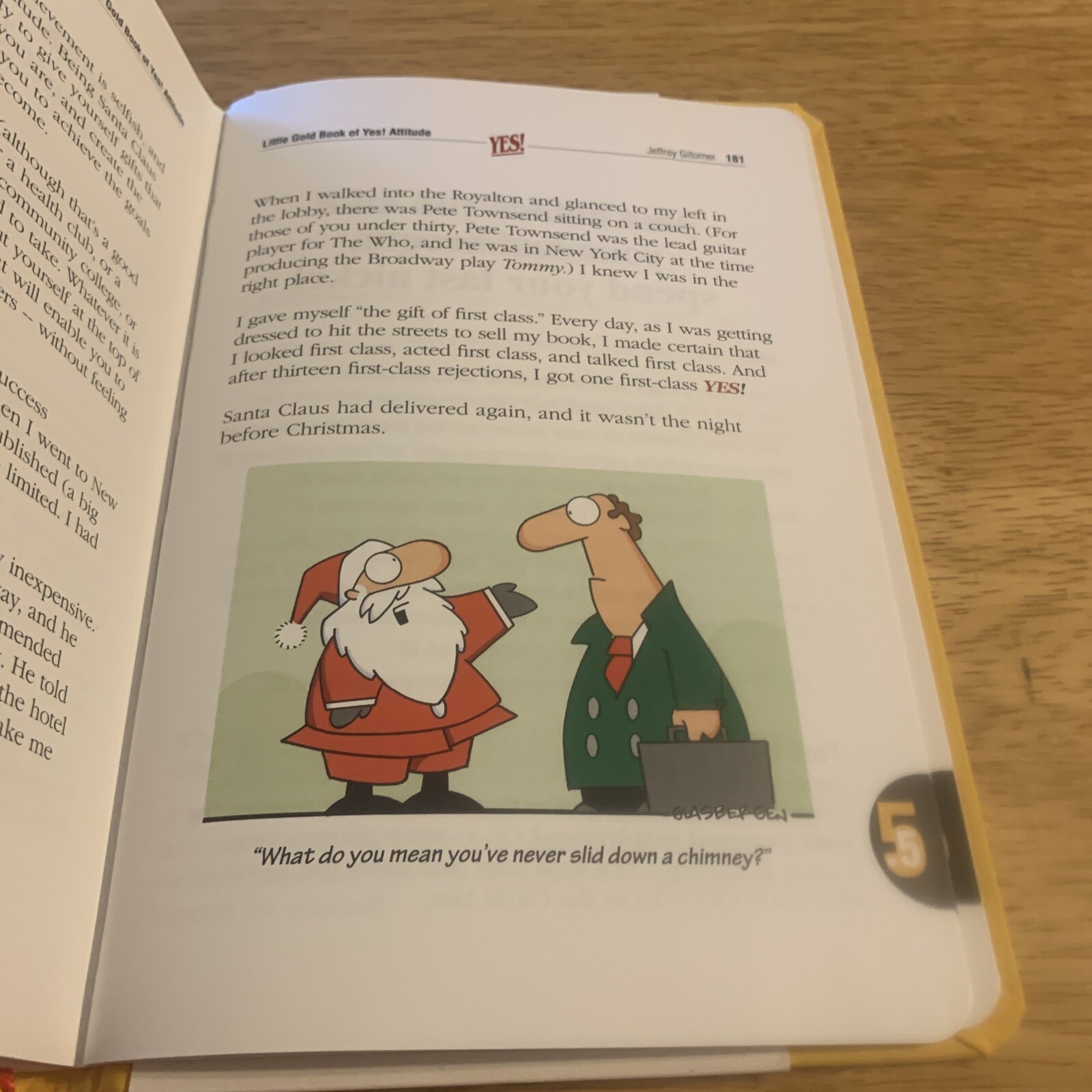 Little Gold Book of YES! Attitude: Hardcover Book By Jeffrey Gitomer
