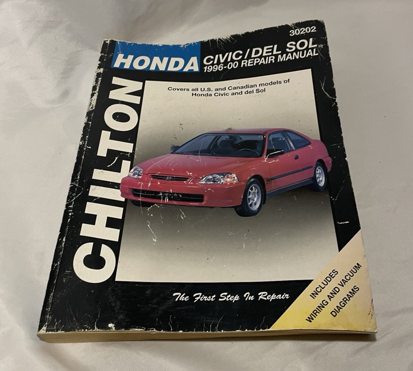 Honda Civic / Del Sol 1996-00 Repair Manual by Chilton 30202, Qwik Ship!