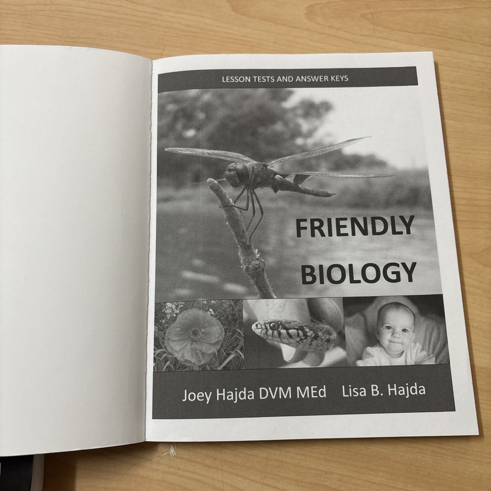 Friendly Biology Secular Ver Joey Lisa Hajda Textbook + Lesson Tests Answer Keys