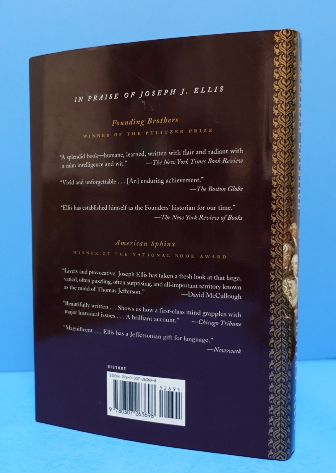AMERICAN CREATION BY JOSEPH J. ELLIS, SIGNED