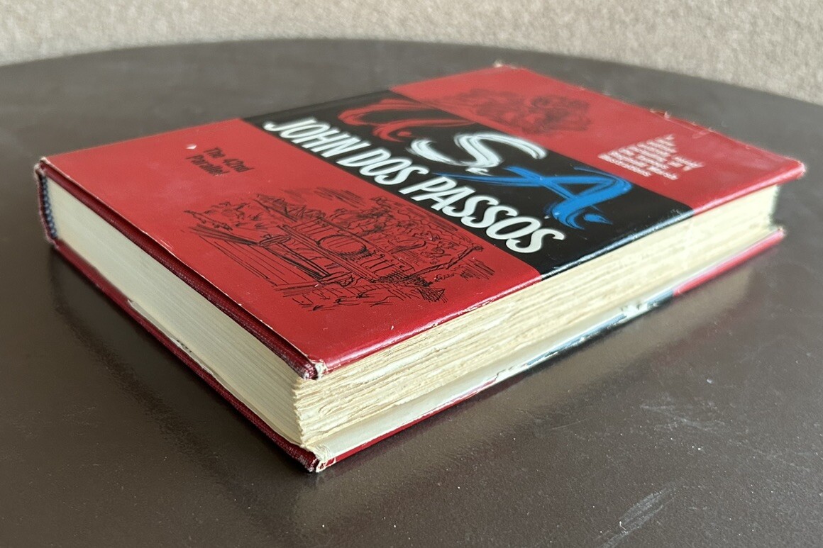 USA Trilogy by John Dos Passos; The 42nd Parallel; 1919; The Big Money 1960 HCDC