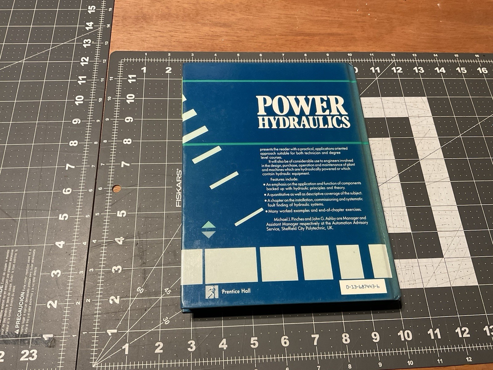 Power Hydraulics By Michael J. Pinches & John G. Ashby Hardcover, 1989, A3