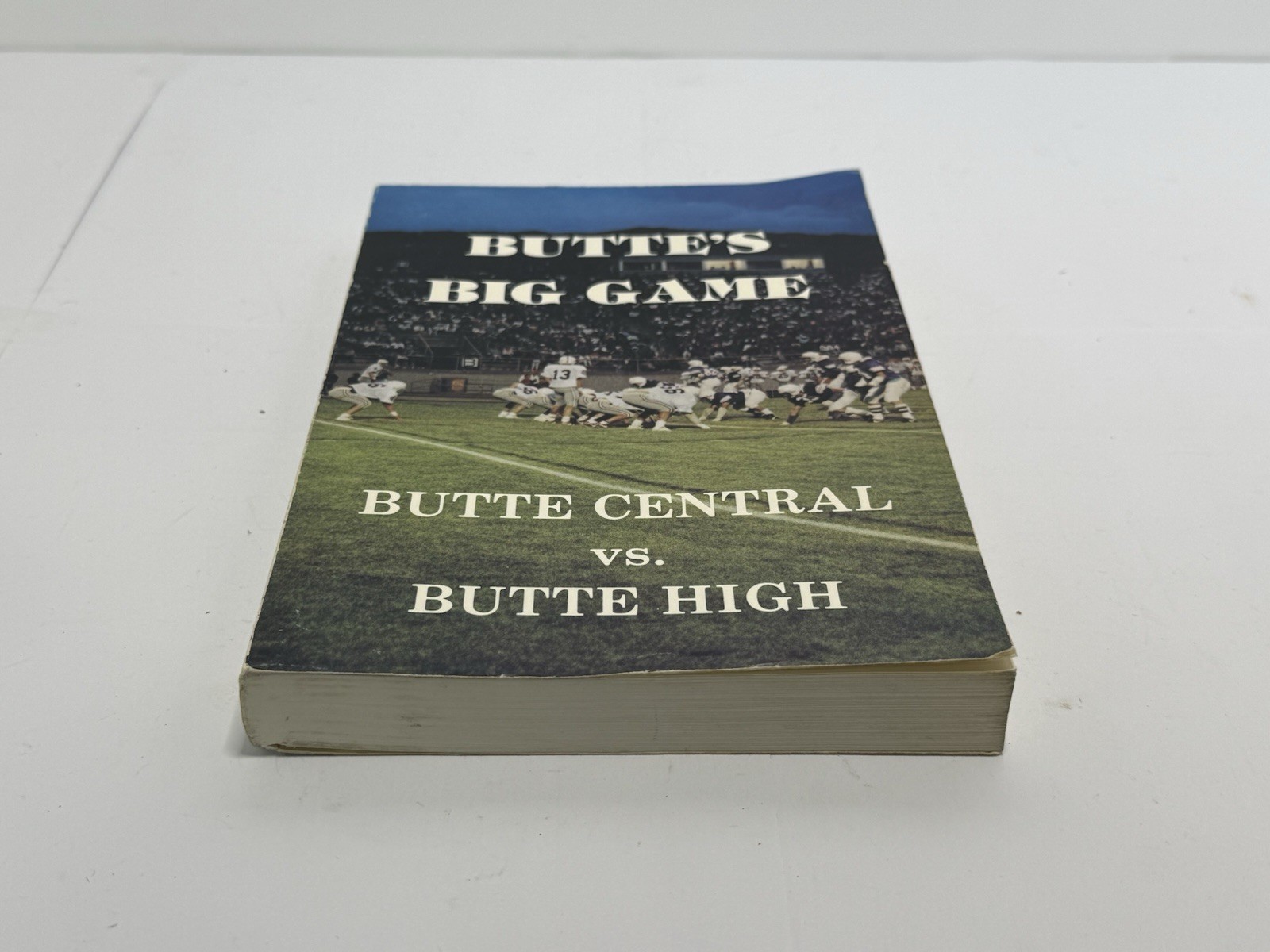 Pat Kearney Signed 1989 Paperback Butte’s Big Game Butte Central vs. Butte High