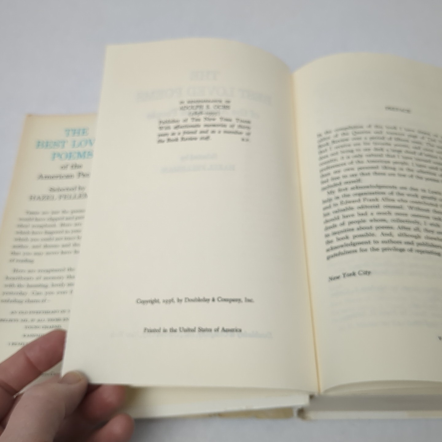 Best Loved Poems of the American People Hardcover Hazel Felleman