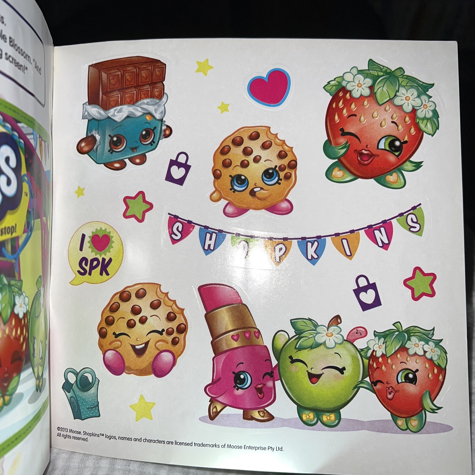 Shopkins Lights, Camera, Shopkins! Includes Stickers Paperback Very Good 2016