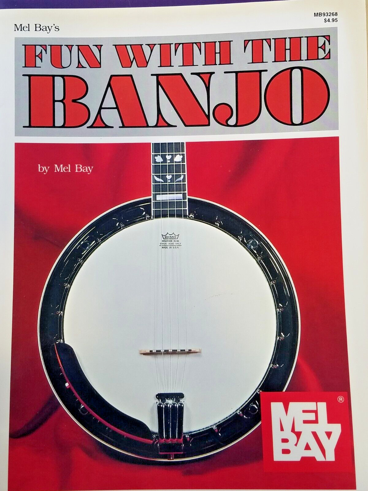 lot 3 Mel Bay BANJO Instruction booklet 1960s-70s 136 pages Method Chords & Fun