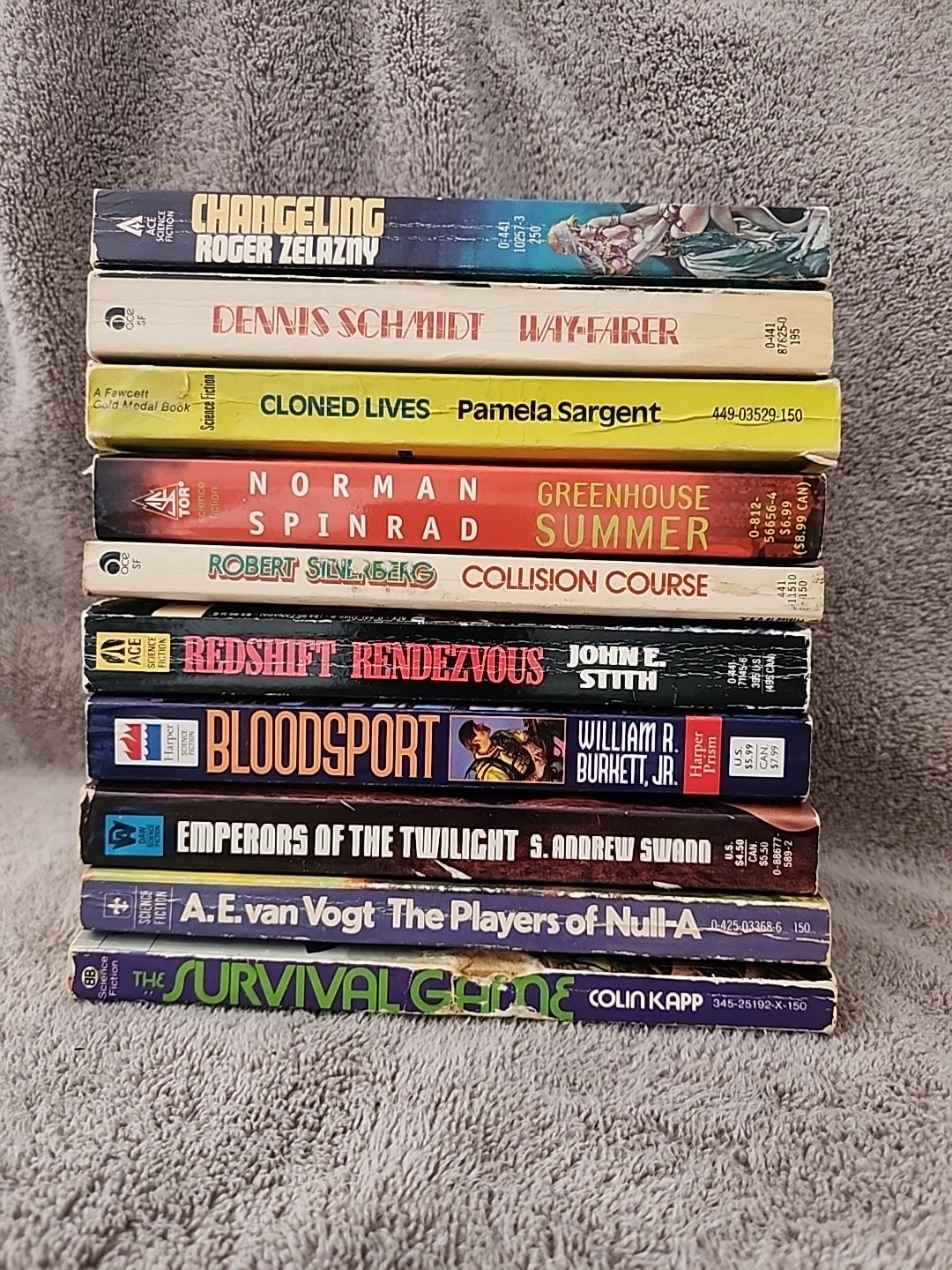 Sci-Fi Assortment Of Paperback Books Lot Of 10 (Lot #6)
