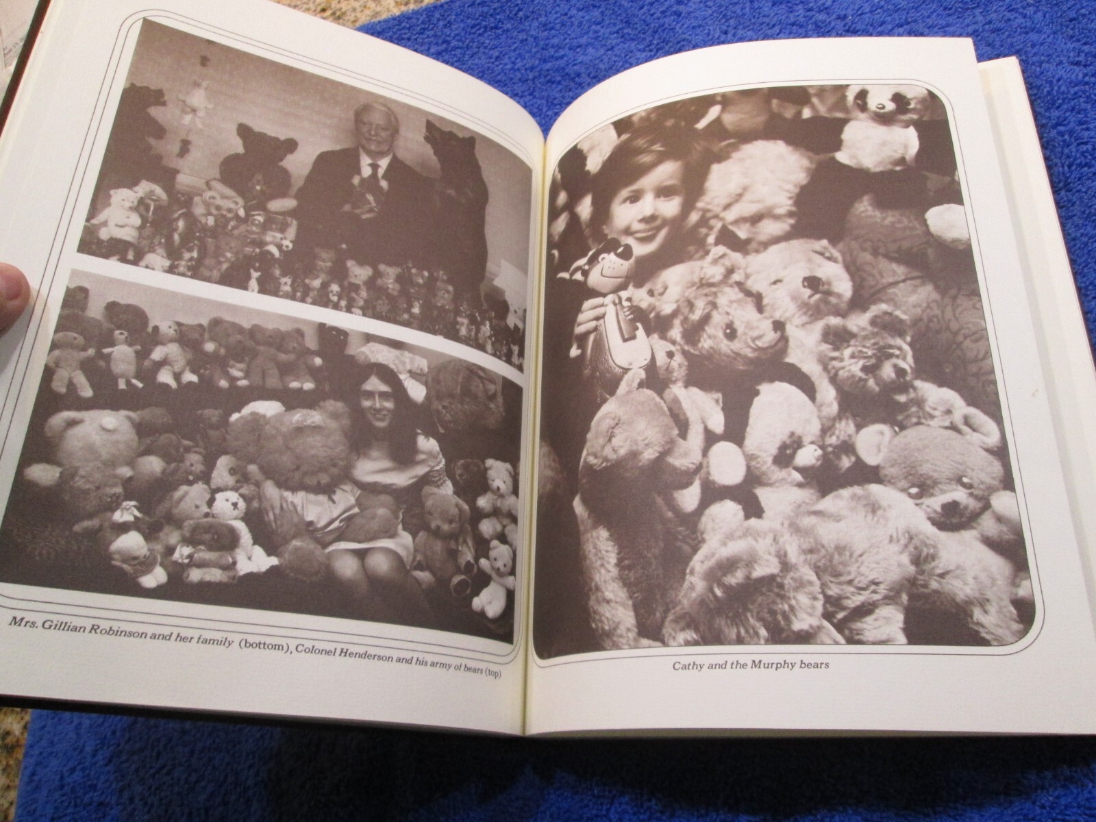 The Teddy Bear Book *FLAT-SIGNED* by Peter Bull and Numbered 1244 out of 10,000